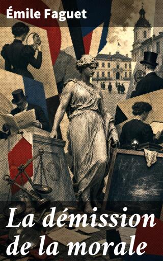 Portada del libro «La démission de la morale», de Émile Faguet