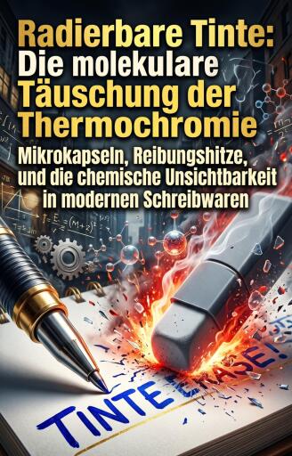 Portada del libro «Radierbare Tinte: Die molekulare Täuschung der Thermochromie», de Malte Scholz