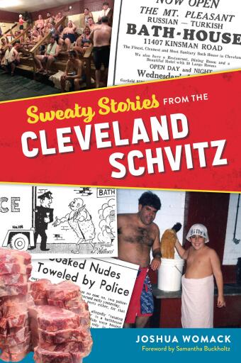 Portada del libro «Sweaty Stories from the Cleveland Schvitz», de Joshua Womack
