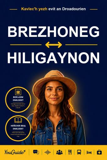 Portada del libro «The Language Guide for Travelers - Breton to Hiligaynon», de YouGuide