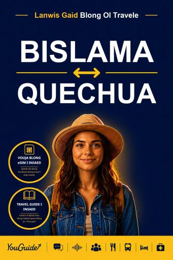 Portada del libro «The Language Guide for Travelers - Bislama to Quechua», de YouGuide