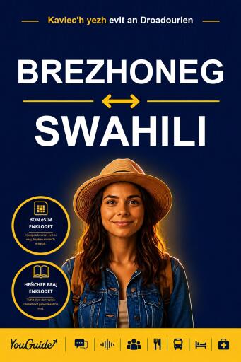 Portada del libro «The Language Guide for Travelers - Breton to Swahili», de YouGuide