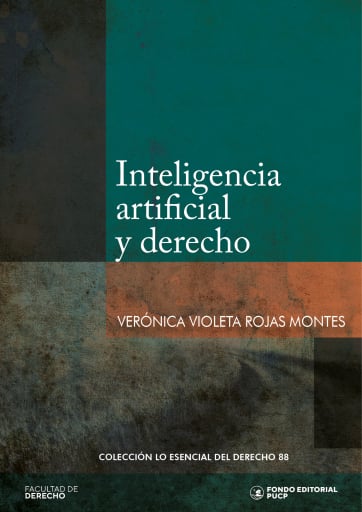 Portada del libro «Inteligencia artificial y derecho», de Verónica Violeta Rojas Montes