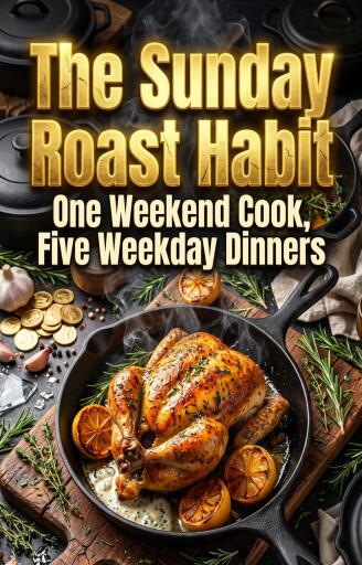 Portada del libro «The Sunday Roast Habit», de Cora Linden