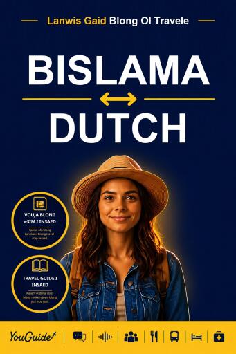 Portada del libro «The Language Guide for Travelers - Bislama to Dutch», de YouGuide