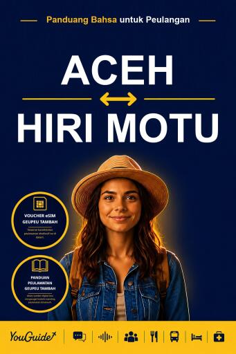 Portada del libro «The Language Guide for Travelers - Acehnese to Hiri Motu», de YouGuide