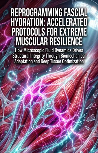 Portada del libro «Reprogramming Fascial Hydration: Accelerated Protocols for Extreme Muscular Resilience», de Conrad Blackwood