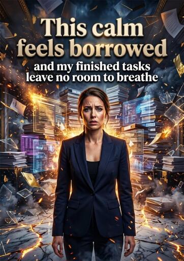 Portada del libro «This calm feels borrowed», de Corbin Holt