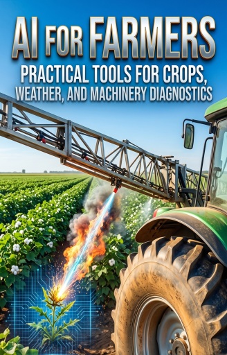 Portada del libro «AI for Farmers», de Owen Marlowe