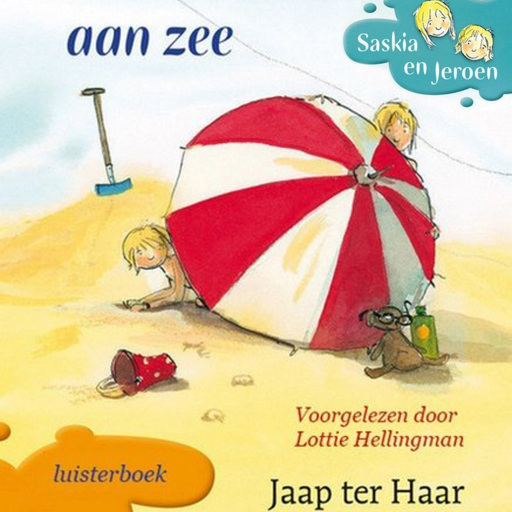 Portada del audiolibro «Saskia en Jeroen - Aan zee», de Jaap ter Haar