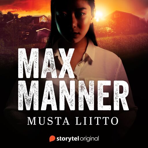 Portada del audiolibro «Musta liitto», de Max Manner