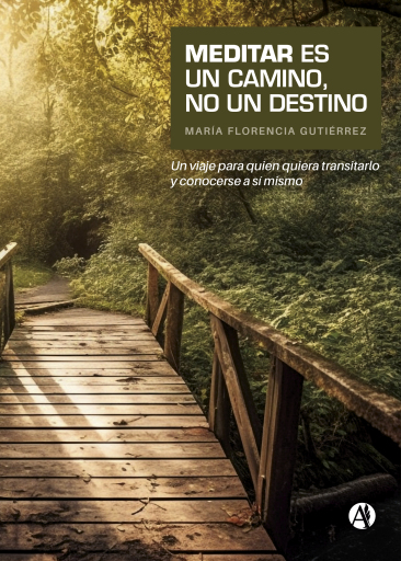 Portada del libro «Meditar es un camino, no un destino», de María Florencia Gutiérrez