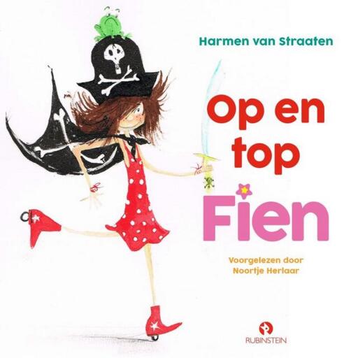Portada del audiolibro «Op en top Fien», de Harmen van Straaten