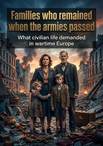 Portada del libro «Families who remained when the armies passed», de Elton Quill
