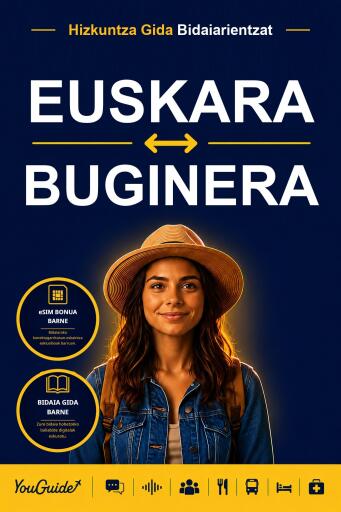Portada del libro «The Language Guide for Travelers - Basque to Buginese», de YouGuide