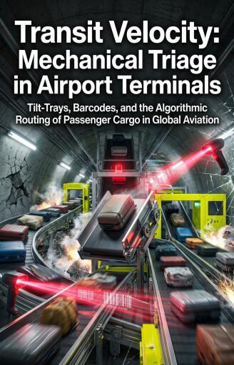 Portada del libro «Transit Velocity: Mechanical Triage in Airport Terminals», de Adam Owen
