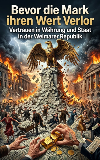 Portada del libro «Bevor die Mark ihren Wert Verlor», de Florian Huber
