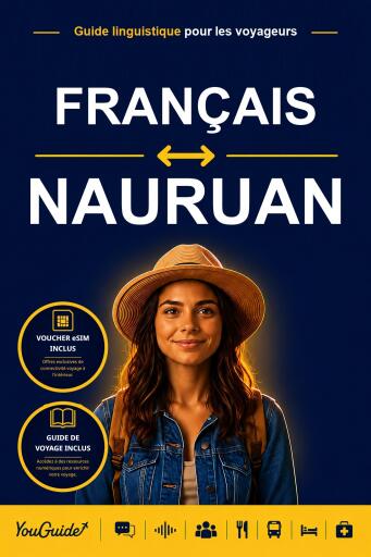 Portada del libro «The Language Guide for Travelers - French to Nauruan», de YouGuide