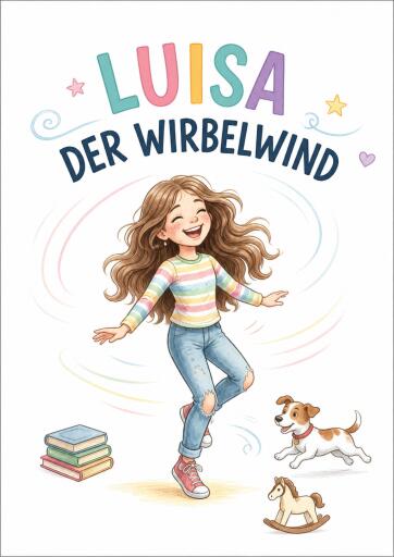 Portada del libro «Luisa der Wirbelwind», de Franz Doppler
