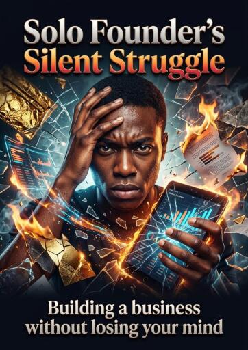 Portada del libro «Solo Founder's Silent Struggle», de Jason Sterling
