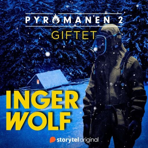 Portada del audiolibro «Giftet», de Inger Wolf