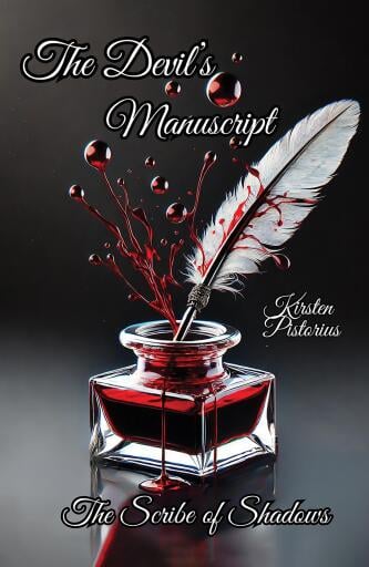 Portada del libro «The Devil's Manuscript», de Kirsten Pistorius