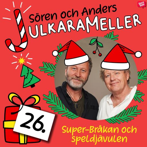 Portada del audiolibro «Super-Bråkan och speldjävulen», de Sören Olsson, Anders Jacobsson
