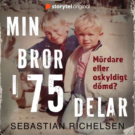 Portada del audiolibro «Min bror i 75 delar», de Sebastian Richelsen