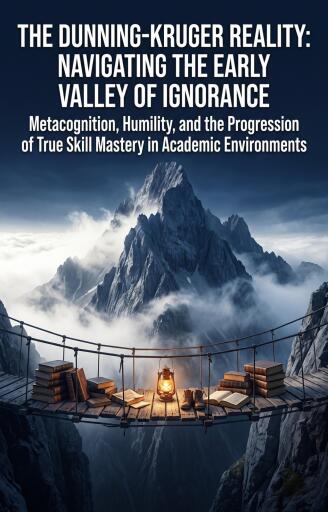 Portada del libro «The Dunning-Kruger Reality: Navigating the Early Valley of Ignorance», de Margaret Perkins