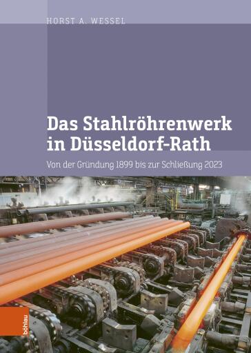 Portada del libro «Das Stahlröhrenwerk in Düsseldorf-Rath», de Horst A. Wessel