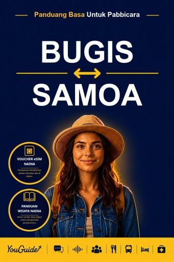 Portada del libro «The Language Guide for Travelers - Buginese to Samoan», de YouGuide