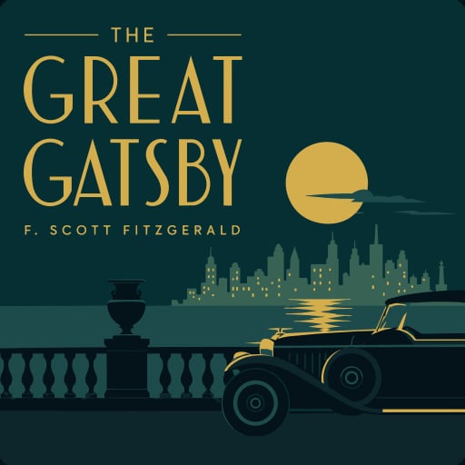 Portada del audiolibro «The Great Gatsby», de Francis Scott Fitzgerald