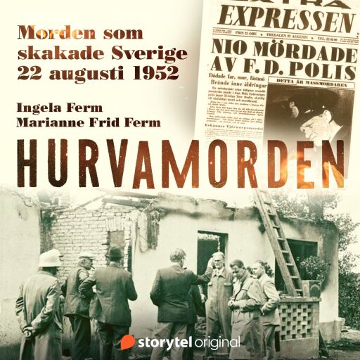 Portada del audiolibro «Hurvamorden», de Ingela Ferm, Marianne Frid Ferm