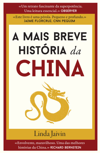 Portada del libro «A Mais Breve História da China», de Linda Jaivin