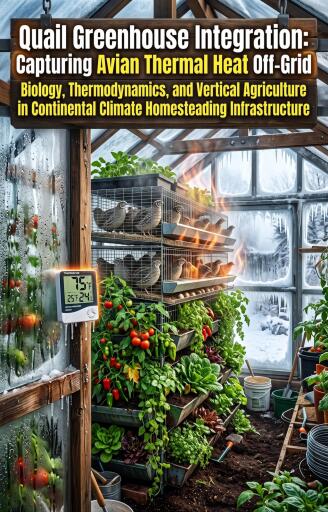 Portada del libro «Quail Greenhouse Integration: Capturing Avian Thermal Heat Off-Grid», de Craig McCullough