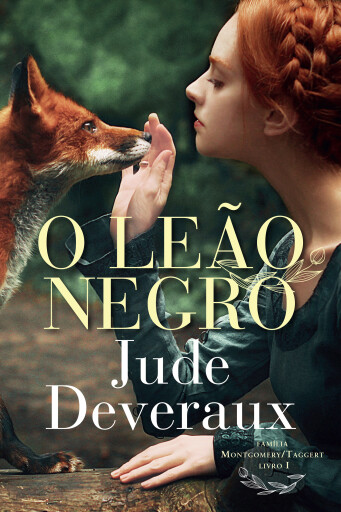 Portada del libro «O Leão Negro», de Jude Deveraux