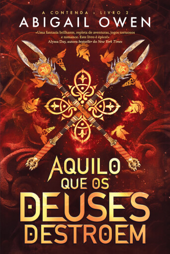 Portada del libro «Aquilo que os Deuses Destroem», de Abigail Owen