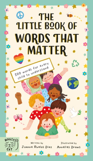 Portada del libro «The Little Book of Words That Matter», de Joanne Ruelos Diaz