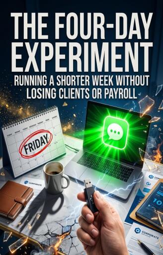 Portada del libro «The Four-Day Experiment», de Reid Holloway