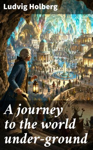 Portada del libro «A journey to the world under-ground», de Ludvig Holberg