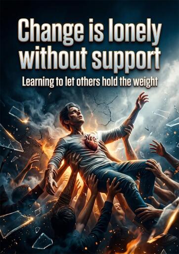 Portada del libro «Change is lonely without support»