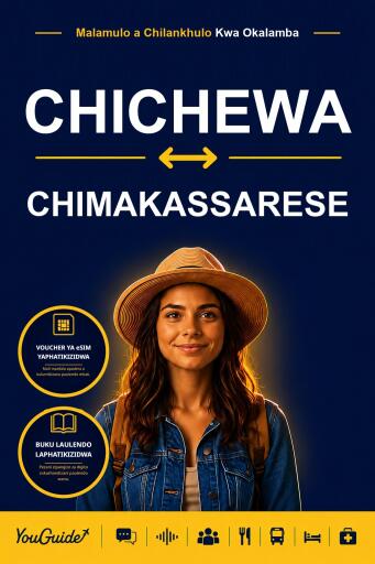 Portada del libro «The Language Guide for Travelers - Chichewa to Makassarese», de YouGuide