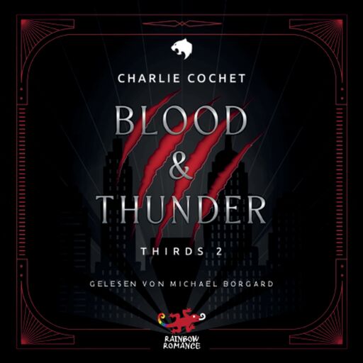 Portada del audiolibro «Blood & Thunder», de Charlie Cochet
