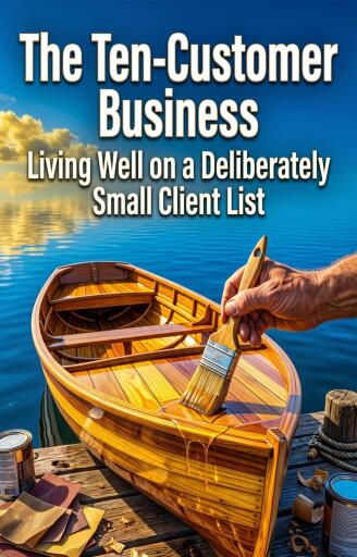Portada del libro «The Ten-Customer Business», de Maya Burke