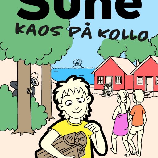 Portada del libro «Kaos på kollo», de Anders Jacobsson, Sören Olsson