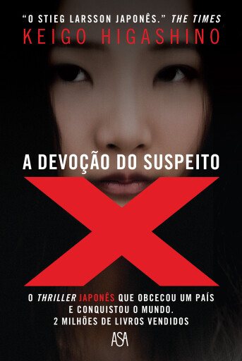 Portada del libro «A Devoção do Suspeito», de Keigo Higashino