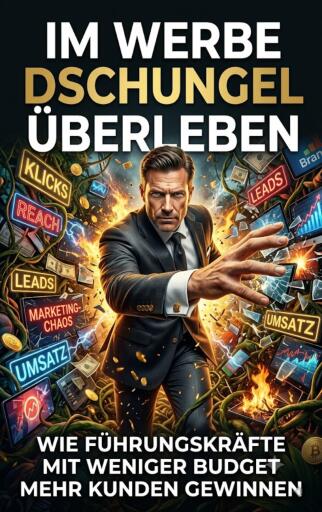 Portada del libro «Im Werbe Dschungel überleben», de Mila Morgenstern