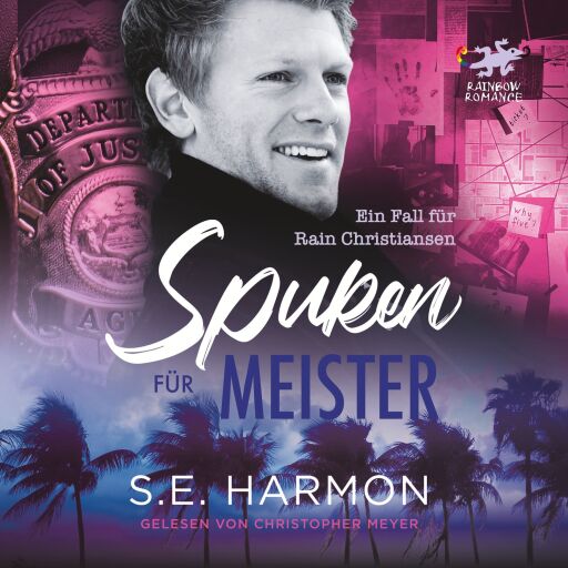 Portada del audiolibro «Spuken für Meister», de S. E. Harmon