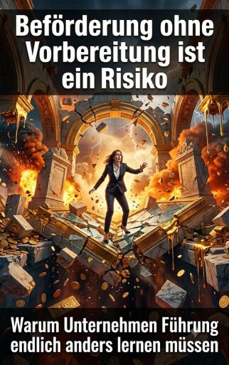 Portada del libro «Beförderung ohne Vorbereitung ist ein Risiko», de Clara Edelbruck