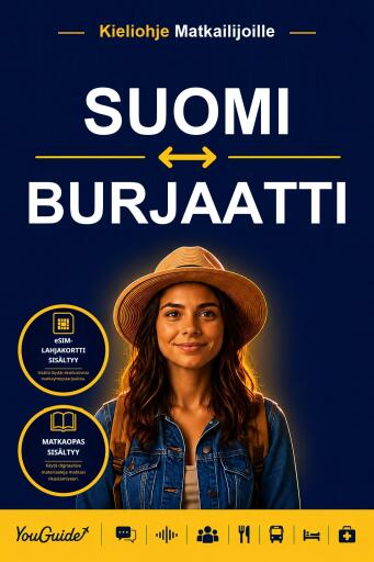Portada del libro «The Language Guide for Travelers - Finnish to Buryat», de YouGuide